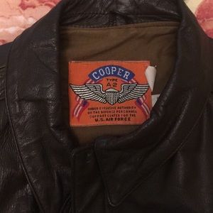 COOPER Mens Leather Jacket